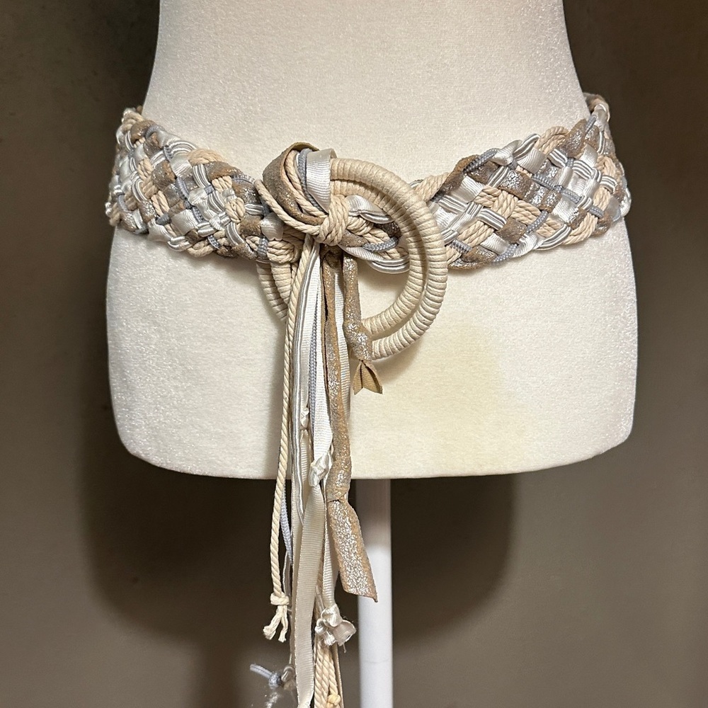 Vintage belt, various woven fabrics